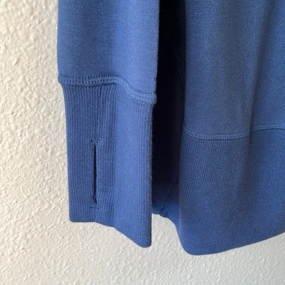 Athleta Pranayama Wrap Soft Cardigan Blue Pockets NWT XS - Picture 8 of 8
